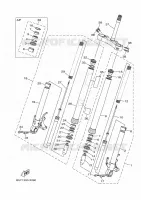 FOURCHE pour Yamaha MT-10 de 2024