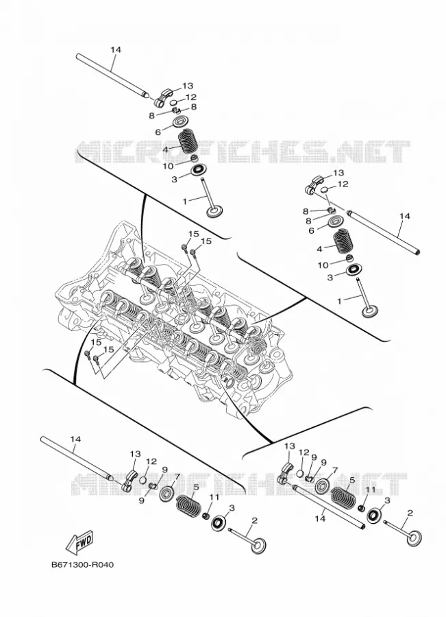 SOUPAPE Yamaha MOTO 1000 2024 MT  MTN1000
