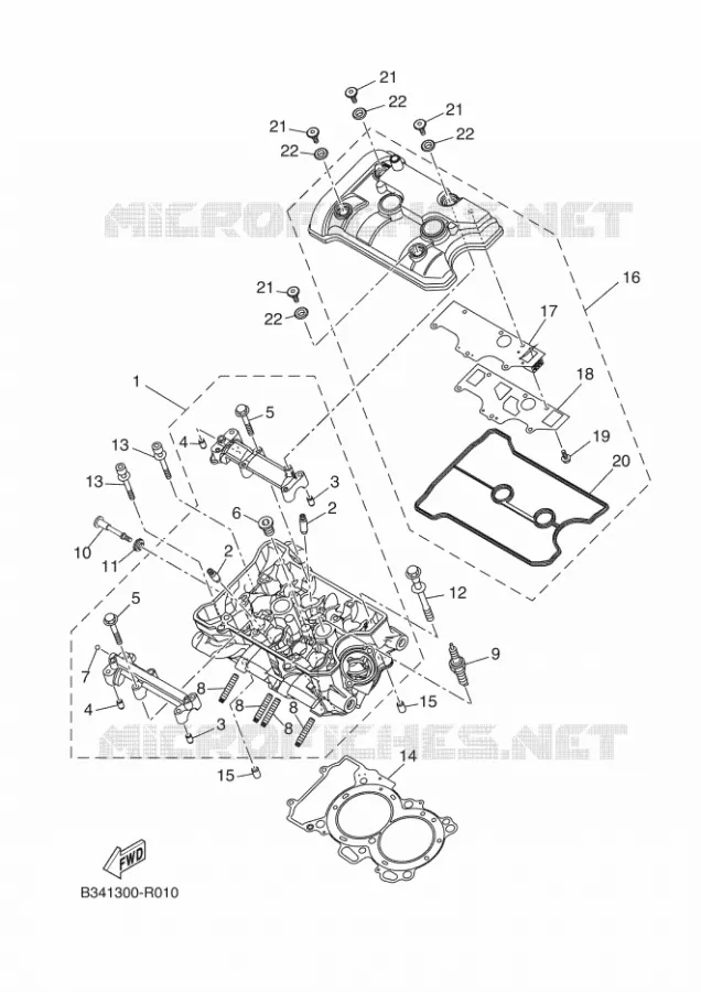 CULASSE Yamaha MOTO 700 2024 TENERE  XTZ690D