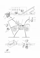 ELECTRIQUE 1 pour Yamaha TENERE 700 WORLD RAID de 2024