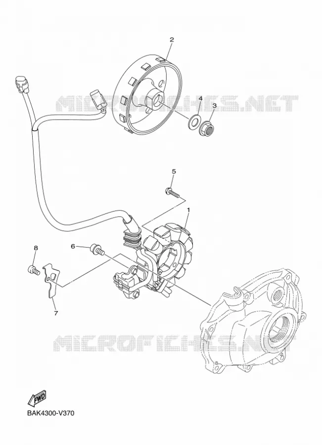 ALLUMAGE Yamaha MOTO 250 2024 WRF  WR250F