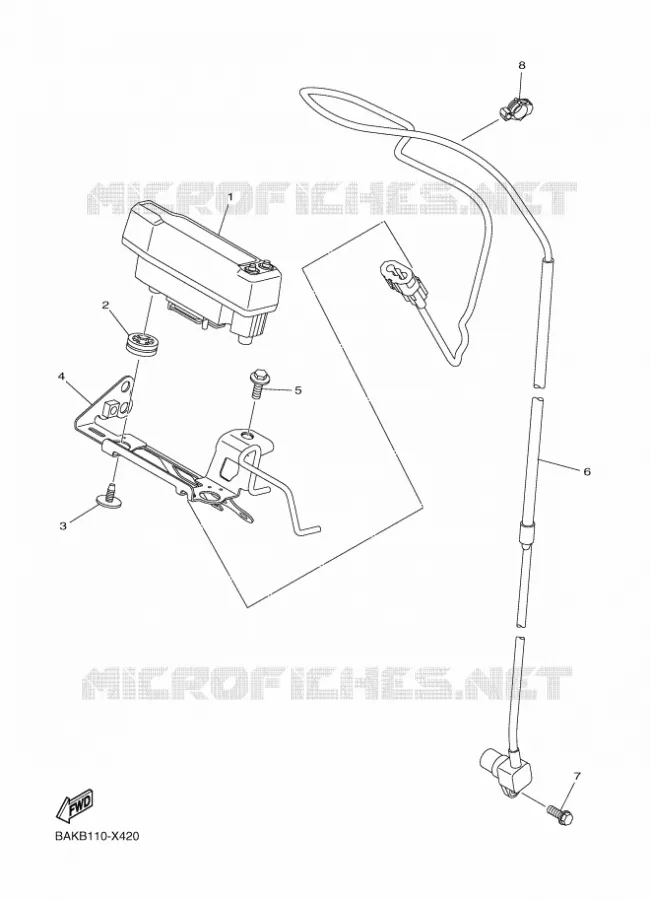 COMPTEUR  Yamaha MOTO 250 2024 WRF  WR250F