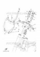 DIRECTION pour Yamaha YZ 250 de 2024