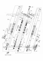 FOURCHE pour Yamaha YZ 250 de 2024