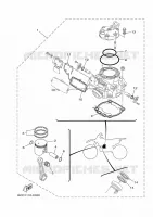 KIT PISTON pour Yamaha YZ 250 50TH ANNIVERSARY de 2024