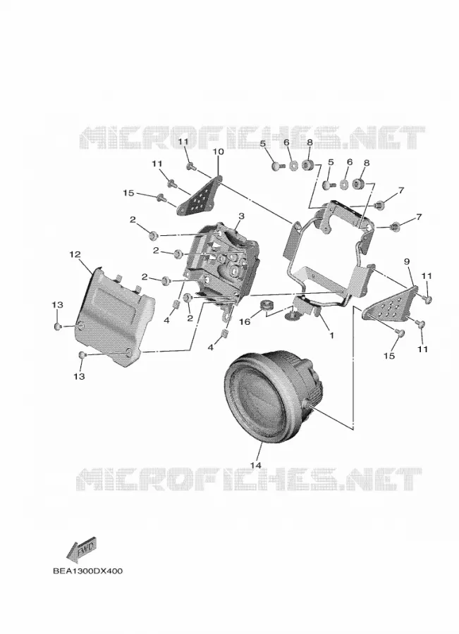 PHARE Yamaha MOTO 900 2024 XSR  MTM890