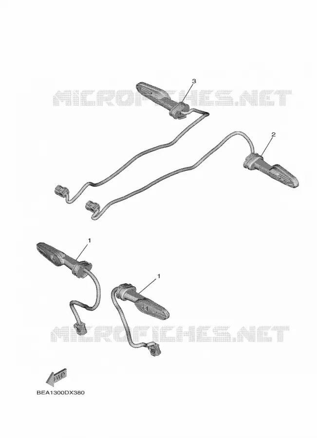 CLIGNOTANT Yamaha MOTO 900 2024 XSR  MTM890