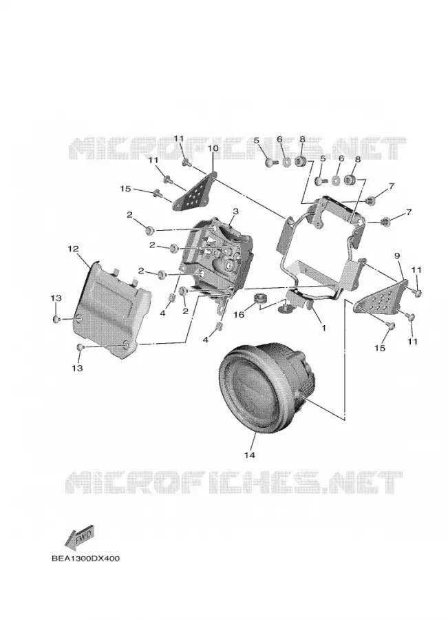 PHARE Yamaha MOTO 900 2024 XSR  MTM890