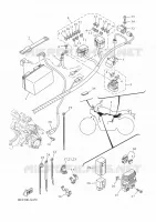PARTIE ELECTRIQUE 1 pour Yamaha XSR 700 de 2024