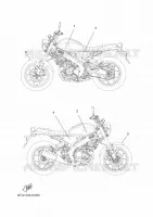 EMBLEME pour Yamaha XSR 125 de 2024