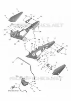 COUVERCLE LATERAL pour Yamaha XSR 125 de 2024