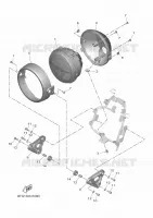 PHARE pour Yamaha XSR 125 de 2024