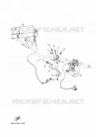 COMMODO / LEVIER pour Yamaha MT-07 35KW A2 de 2024
