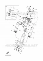 DIRECTION pour Yamaha MT-07 35KW A2 de 2024