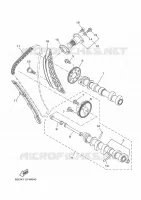 ARBRE A CAMES / CHAINE DE DISTRIBUTION pour Yamaha MT-07 35KW A2 de 2024