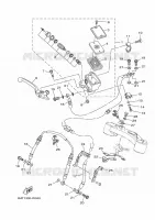 MAITRE CYLINDRE DE FREIN AVANT pour Yamaha MT-07 35KW A2 de 2024