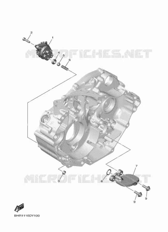 POMPE A HUILE Yamaha MOTO 450 2024 YZF  YZ450F