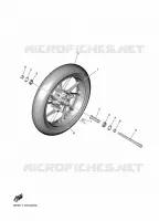 ROUE AVANT pour Yamaha R7 35KW A2 de 2024