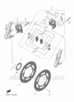 ETRIER DE FREIN AVANT pour Yamaha R7 35KW A2 de 2024
