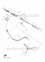 GUIDON ET CABLES pour Yamaha R7 35KW A2 de 2024
