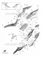 COUVERCLE LATERAL pour Yamaha R7 35KW A2 de 2024