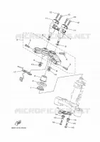 DIRECTION pour Yamaha XSR 700 35KW A2 de 2024