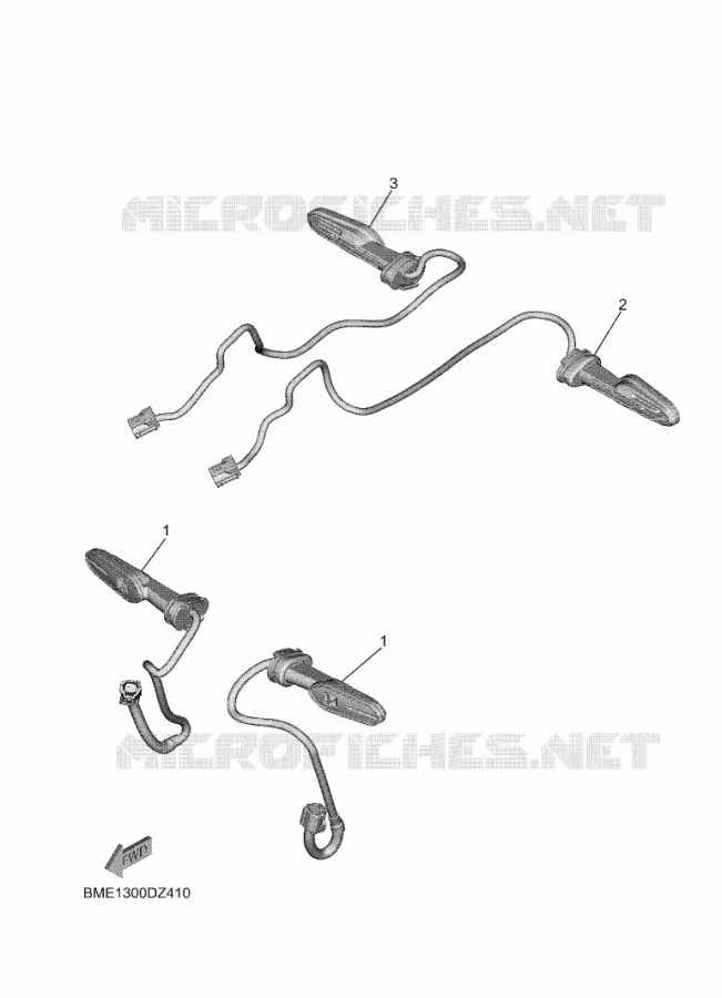 CLIGNOTANT Yamaha MOTO 900 2024 MT  MTN890