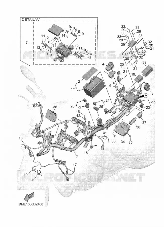 ELECTRIQUE 1 Yamaha MOTO 900 2024 MT  MTN890