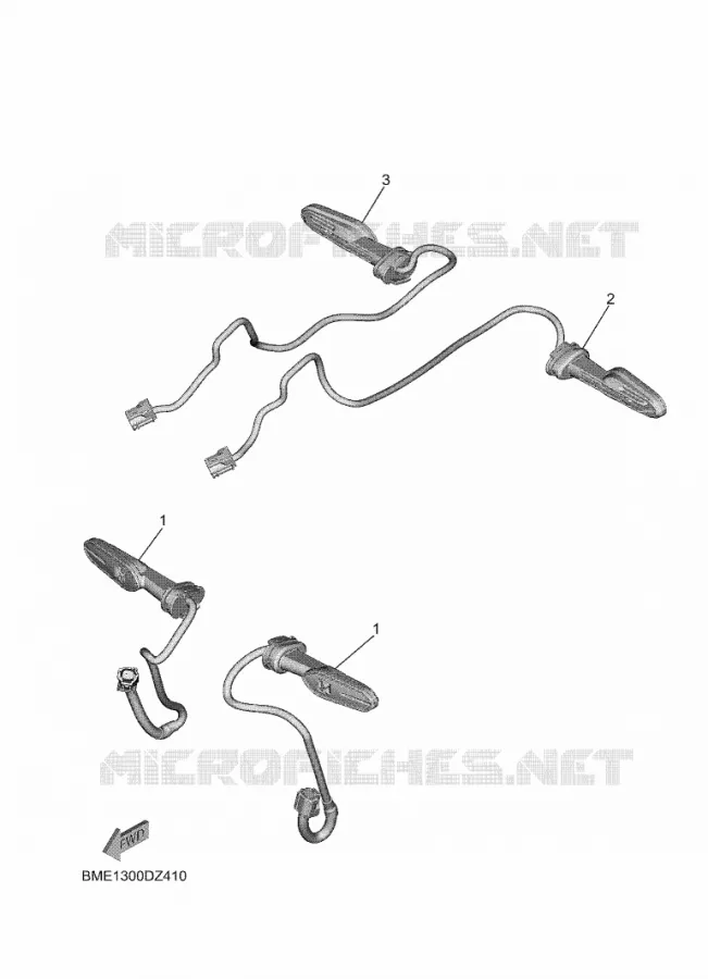 CLIGNOTANT Yamaha MOTO 900 2024 MT  MTN890