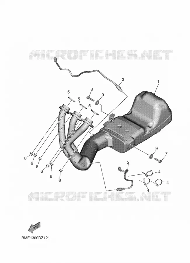 ECHAPPEMENT Yamaha MOTO 900 2024 MT  MTN890