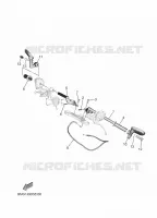 GUIDON ET CABLES pour Yamaha XSR 900 GP de 2024
