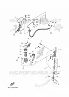 MAITRE CYLINDRE DE FREIN ARRIERE pour Yamaha XSR 900 GP de 2024