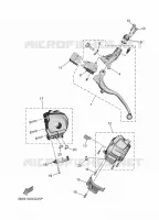 COMMODO / LEVIER pour Yamaha XSR 900 GP de 2024