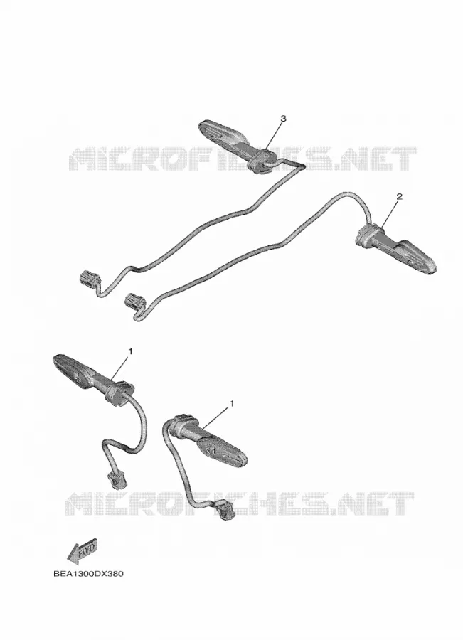 CLIGNOTANT Yamaha MOTO 900 2024 XSR  MTM890-U