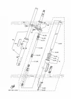 FOURCHE 2 pour Yamaha YBR 125E de 2024