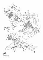 ROUE ARRIERE 2 pour Yamaha YBR 125E de 2024