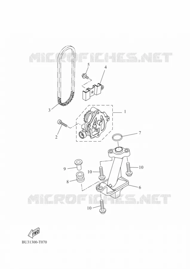 POMPE A HUILE Yamaha MOTO 700 2024 TENERE  XTZ690