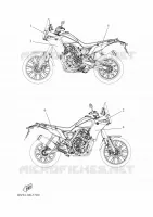 EMBLEME pour Yamaha TENERE 700 35KW A2 de 2024