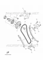 ARBRE A CAMES / CHAINE DE DISTRIBUTION pour Yamaha YC 150 de 2024
