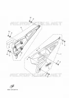 COUVERCLE LATERAL pour Yamaha YC 150 de 2024