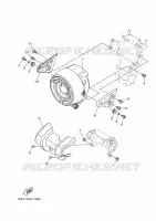 PHARE  pour Yamaha YC 150 de 2024