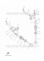SOUPAPE pour Yamaha YC 150 de 2024