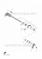 AXE DE SELECTEUR / PEDALE pour Yamaha R7 de 2024