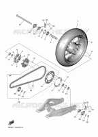 ROUE ARRIERE pour Yamaha R7 de 2024