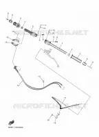 GUIDON ET CABLES pour Yamaha R7 de 2024