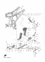 SUPPORT / REPOSE PIEDS pour Yamaha R7 de 2024