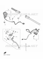 COMMODO / LEVIER pour Yamaha R7 de 2024