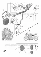 PARTIE ELECTRIQUE 1 pour Yamaha R7 de 2024