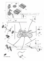 PARTIE ELECTRIQUE 2 pour Yamaha R7 de 2024