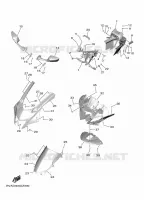CARENAGES 1  pour Yamaha R7 de 2024